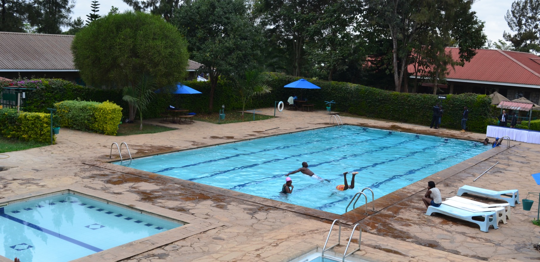 Image result for kenyans swimming in the pool